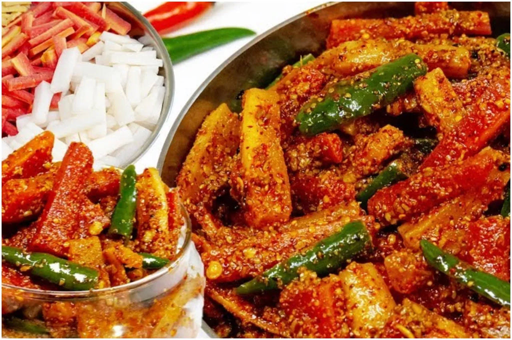 Gajar-Mooli Achar Recipe