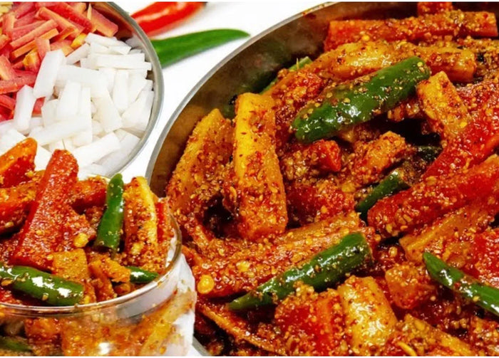 Gajar-Mooli Achar Recipe