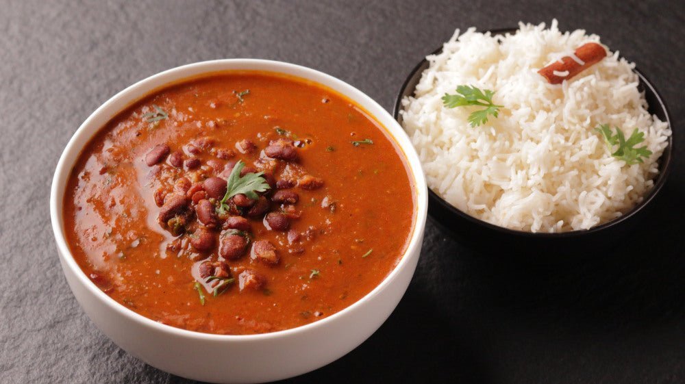 Comfort food rajma rice recipe
