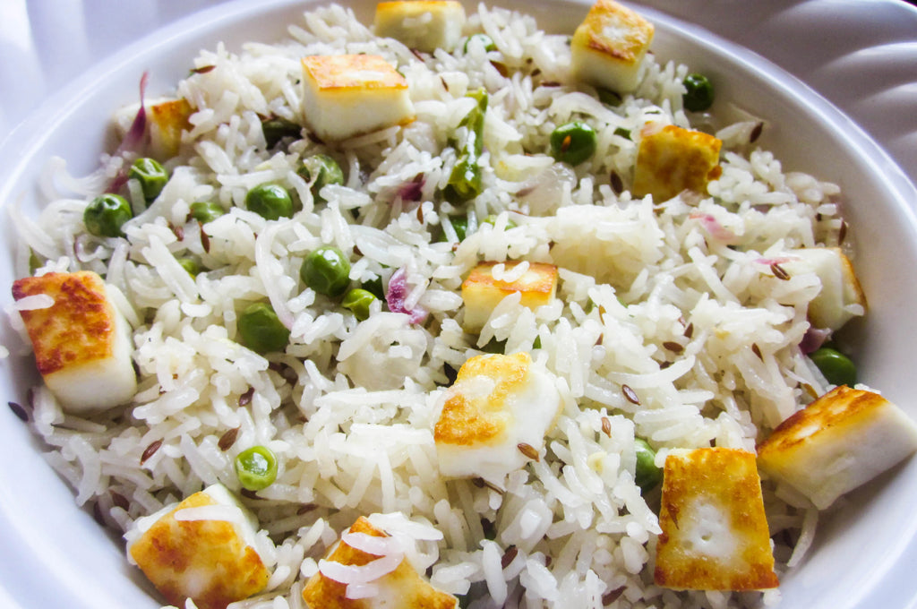 Matar Paneer Pulao Recipe