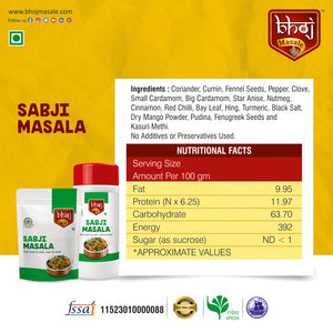 Bhoj Masale's Sabji Masala