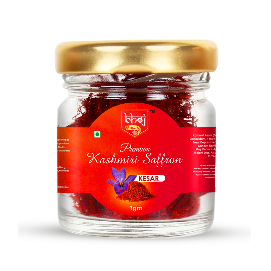 Bhoj Masale's Premium Kashmiri Saffron 1gm