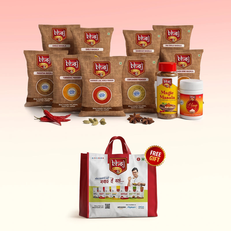 Bhoj Masale Freedom Box – 12 Products @ ₹899