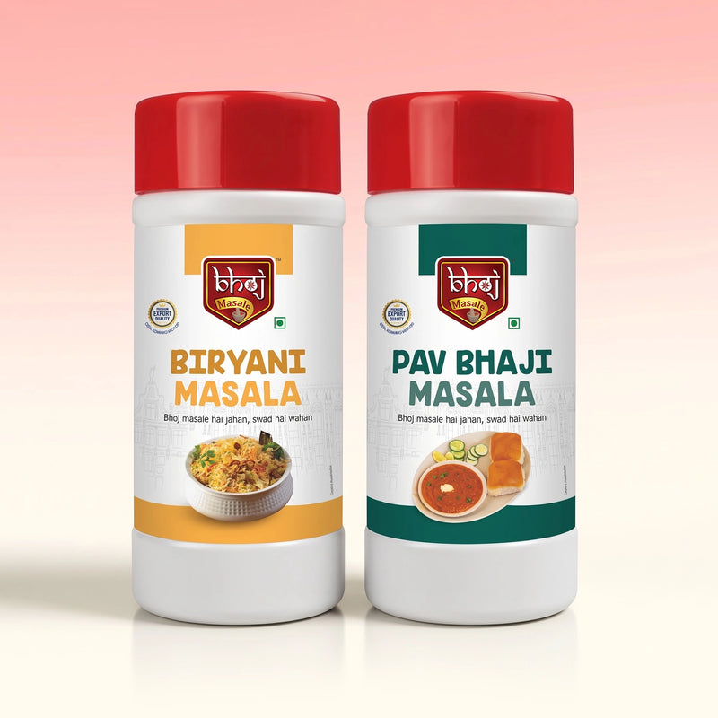 Biryani Masala & Pav Bhaji Masala Combo 1kg | Two Iconic Indian Flavours in One Pack