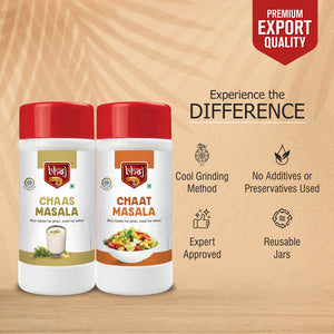 Chaas Masala & Chaat Masala-1000g Combo Pack (2x500g each)