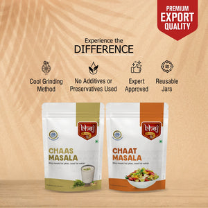 Chaas & Chaat Masala Combo 400gm (2x200gms) - Bhoj Masale