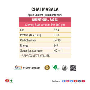 Chai Masala - PET JAR 500g (Net 450g)