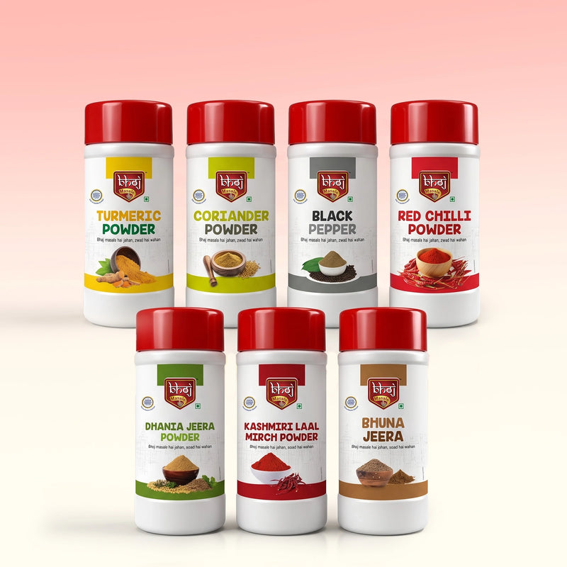 Daily Use Masale Combo 7kg (6.3 net) | 7 Essential Spices for Everyday Indian Cooking