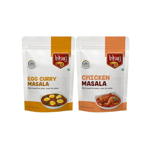 Egg Curry & Chicken Masala Combo 400gm (200g each)