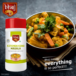 abji Masala & Kitchen King Masala 1000g Combo - Bhoj Masale