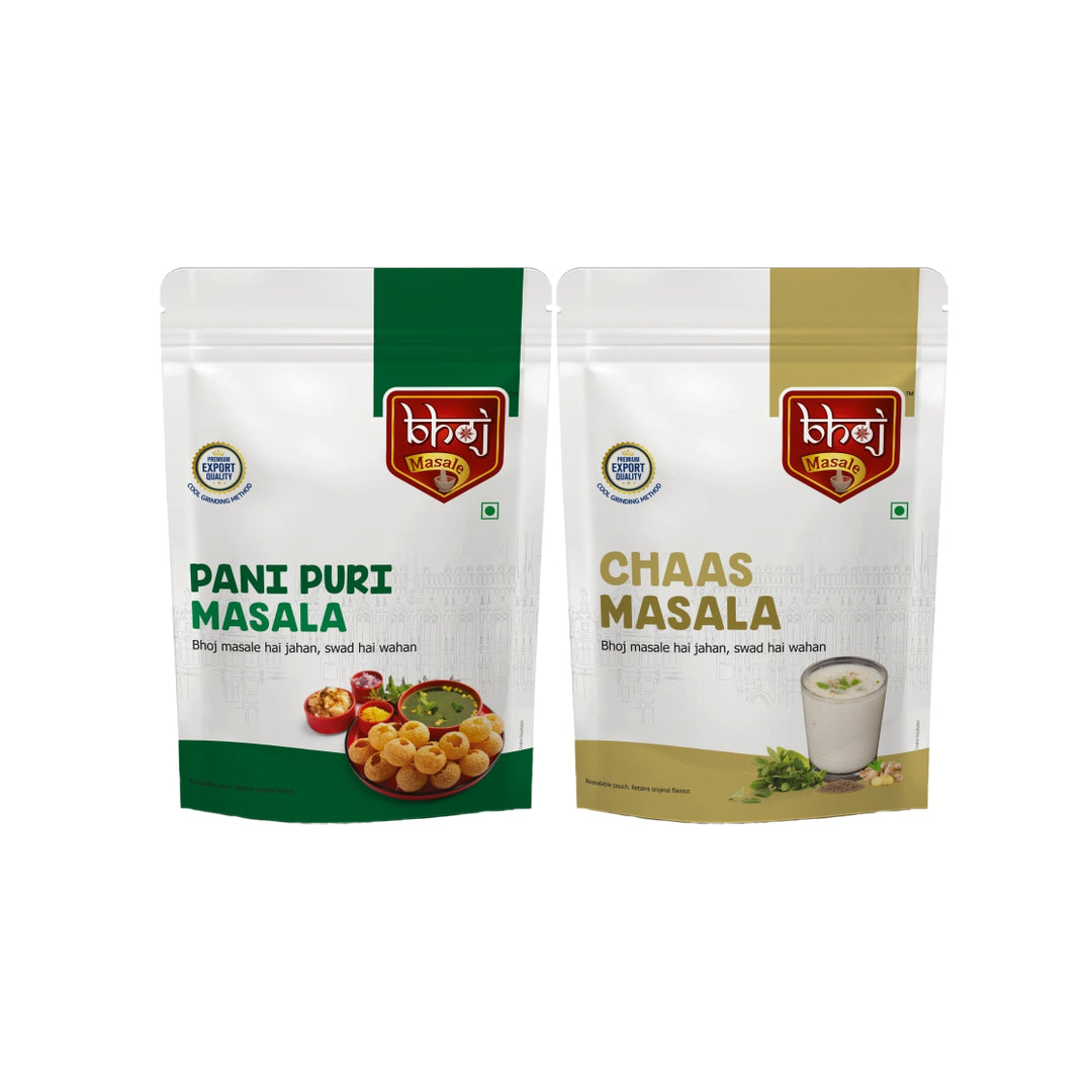 Pani Puri & Chaas Masala Combo 400gm (2 x 200g each)