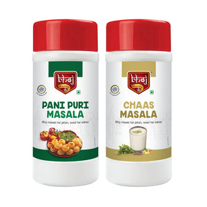 Pani Puri Masala & Chaas Masala-1000g Combo Pack ( 2 x 500g) - Bhoj Masale