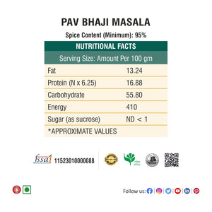 Pav Bhaji Masala 400gm ( Pack of 2 x 200g each)