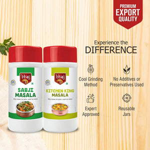 abji Masala & Kitchen King Masala 1000g Combo - Bhoj Masale