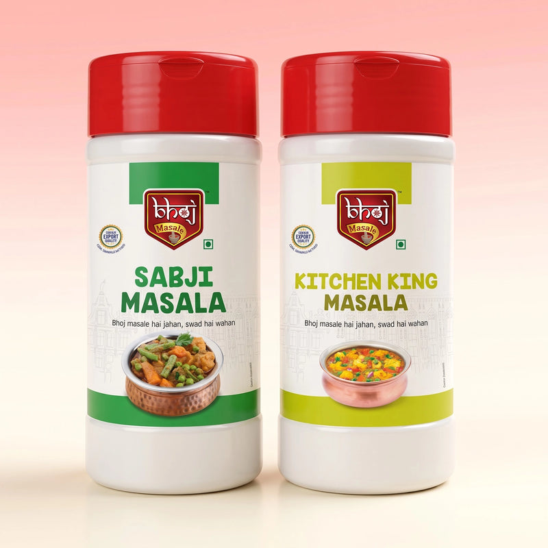 Sabji Masala & Kitchen King Masala Combo 1kg (2 x 450g net) | The Everyday Cooking Essentials Duo