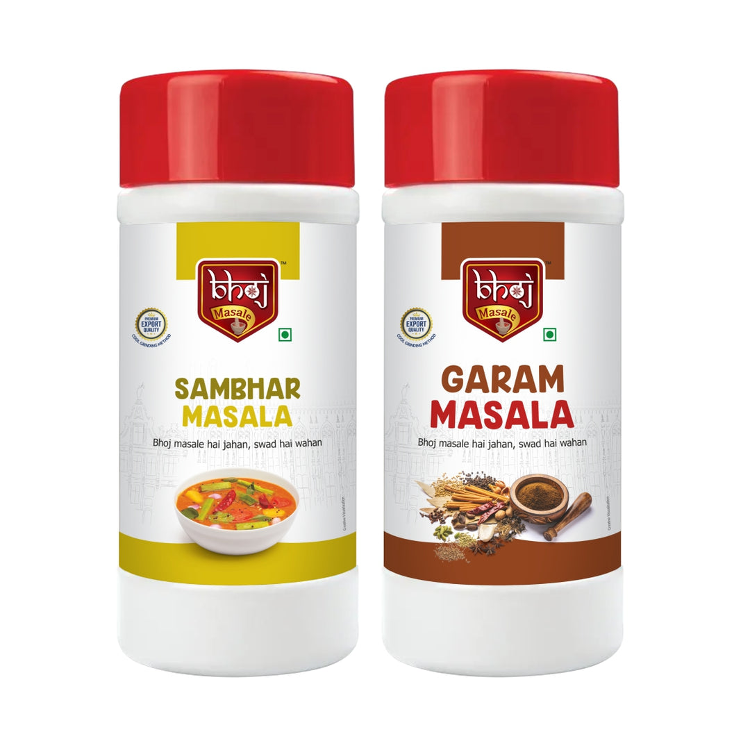 Sambhar Masala & Garam Masala-1000g Combo Pack ( 2 x 500g each)