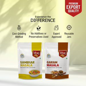 Sambhar & Garam Masala Combo 400gm ( 2 x 200gm each )