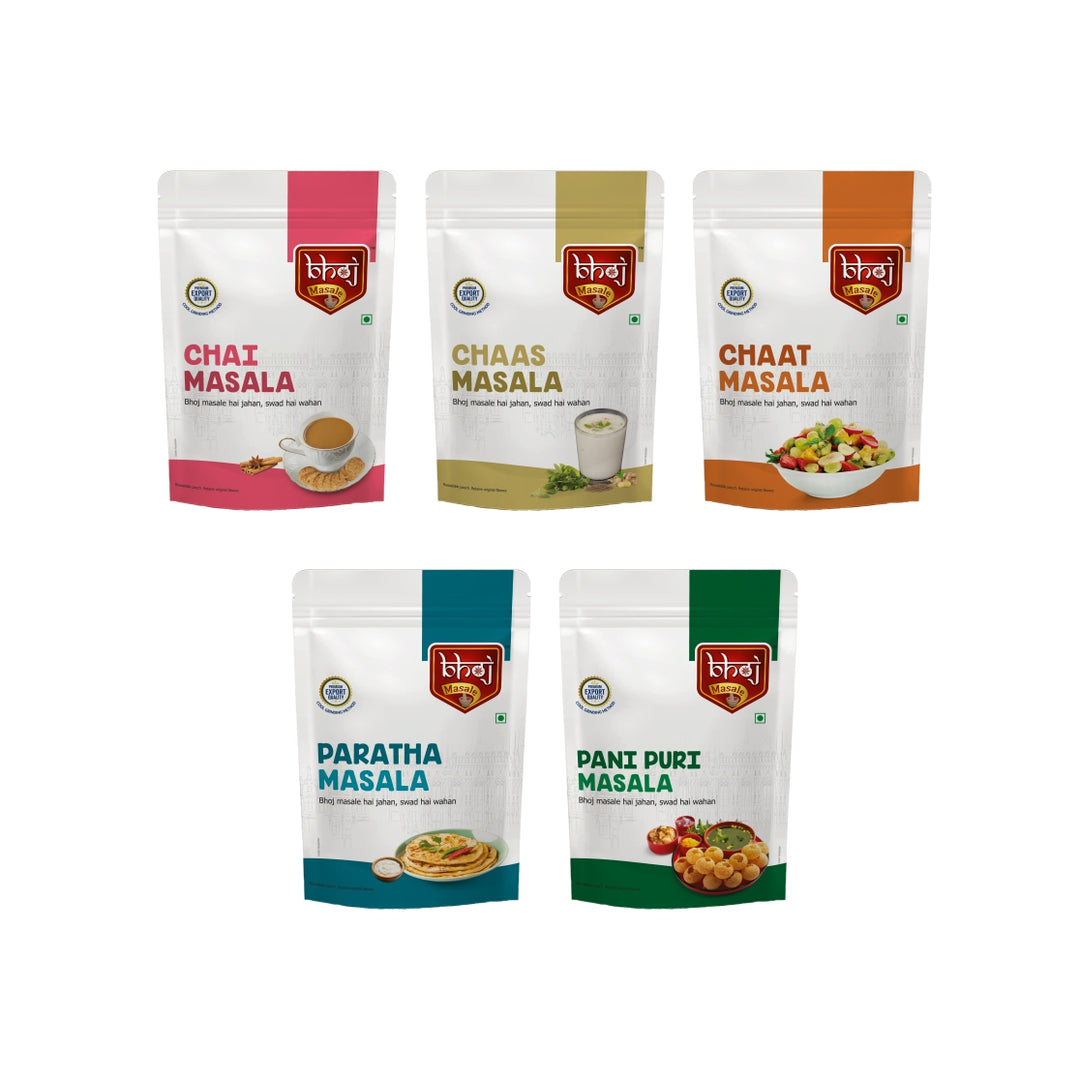 Top Up Masale Combo - 5 Variety - 1 kg (5 x 200g each) ( No Onion No Garlic Jain Masale)