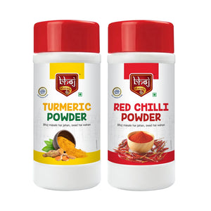 Turmeric Powder & Red Chilli Powder Combo Pack 1000g ( 2 x 500g each)