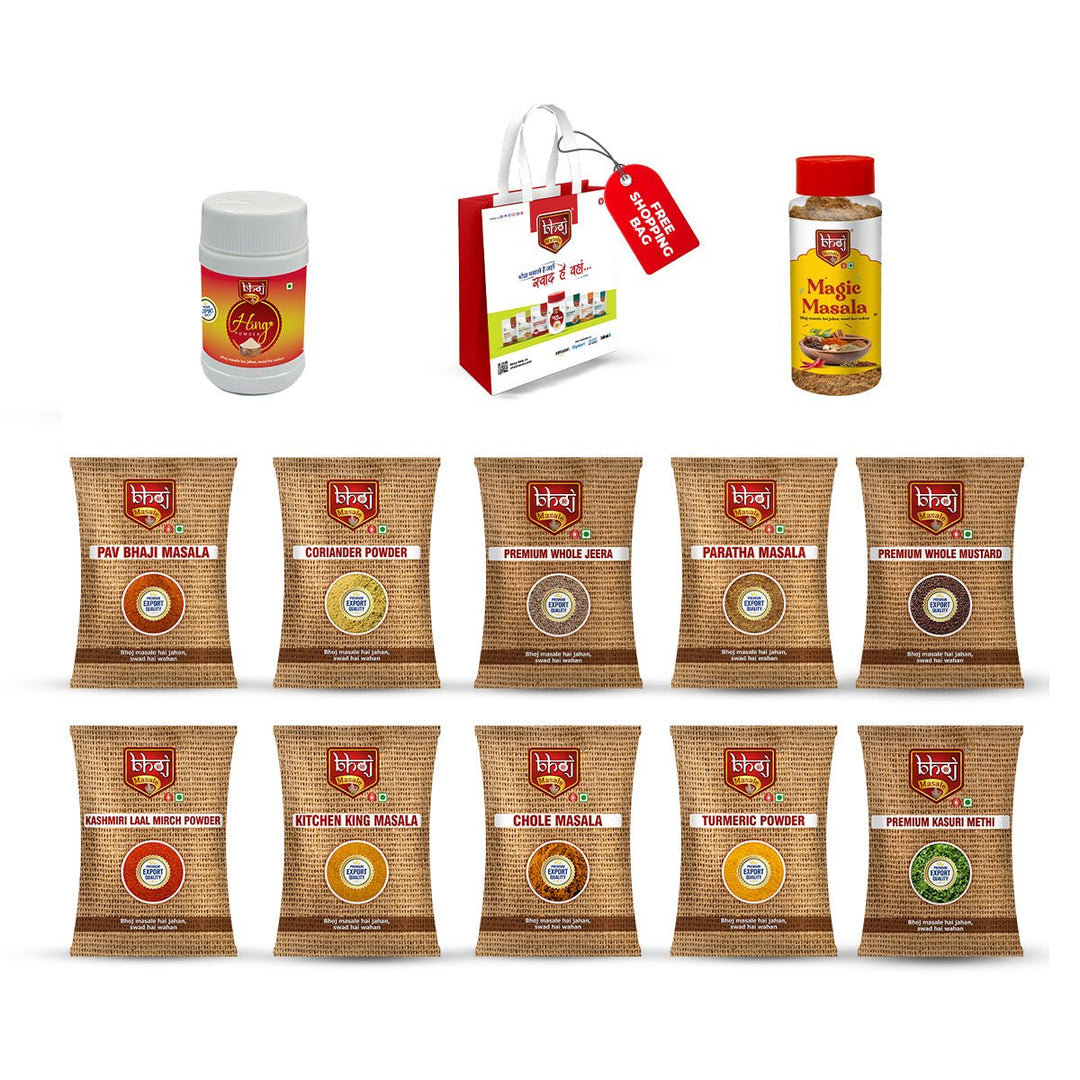 Bhoj Masale Freedom Box – 12 Products @ ₹888 - Bhoj Masale