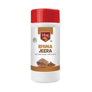 Bhuna Jeera / Roasted Cumin - PET JAR 500g (Net 450g) - Bhoj Masale