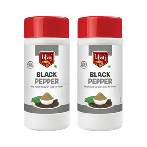 Black Pepper Powder 1 Kg / 1000g (Net wt 2 x 450g) - Bhoj Masale