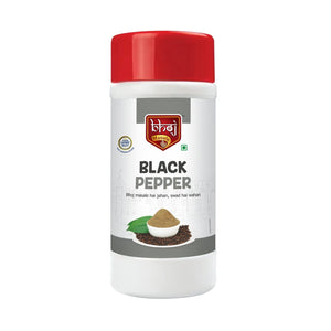 Black Pepper Powder ( Kali Mirchi)– PET JAR 500g (Net 450g) - Bhoj Masale