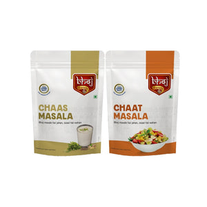 Chaas & Chaat Masala Combo 400gm (2x200gms) - Bhoj Masale