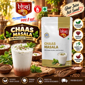 Chaas Masala 200g Zip Lock Pouch | The Refreshing Touch for Every Glass of Chaas - Bhoj Masale