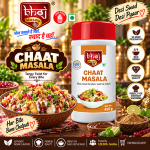 Chaat Masala PET Jar 500g (Net 450g) | Tangy, Chatpata & Flavourful Seasoning - Bhoj Masale