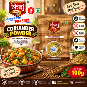 Coriander (Dhaniya) Powder 100g | Essential for Everyday Cooking - Bhoj Masale