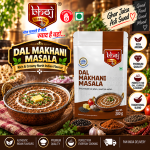 Dal Makhni Masala 200g Zip Lock Pouch | Authentic Punjabi Dal Makhni Masala - Bhoj Masale