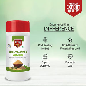 Dhaniya Jeera Powder 1KG ( Pack of 2 x 450 g net) - Bhoj Masale