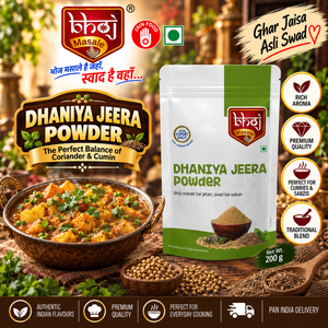 Dhaniya Jeera Powder 200g Zip Lock Pouch | The Perfect Balance of Coriander & Cumin - Bhoj Masale