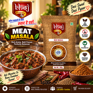 Meat Masala 100g | Bold Peppery Flavours for Everyday Cooking - Bhoj Masale