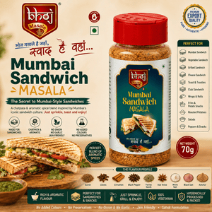 Mumbai Sandwich Masala 70g Sprinkler Jar | The Secret to Mumbai-Style Sandwiches - Bhoj Masale