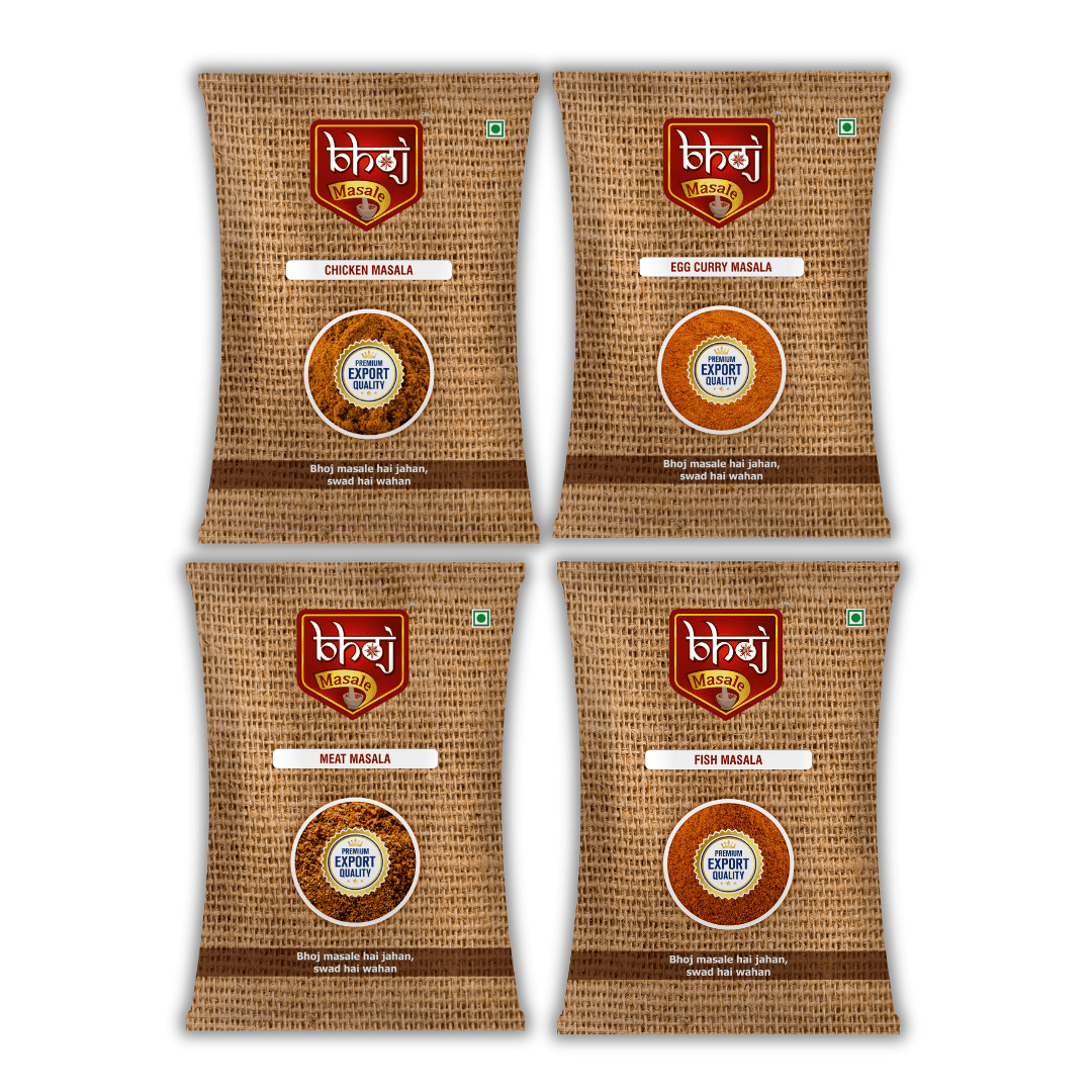 Non Veg Masale Combo 4X 100gm each ( 400 grams) - Bhoj Masale