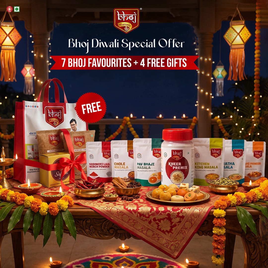 Bhoj Diwali Special Offer | 7 Bhoj Favourites + 4 FREE Gifts