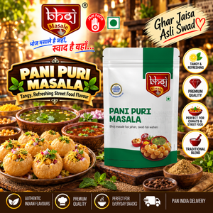 Pani Puri Masala 200g Zip Lock Pouch | Authentic Street Style Pani Puri Masala - Bhoj Masale