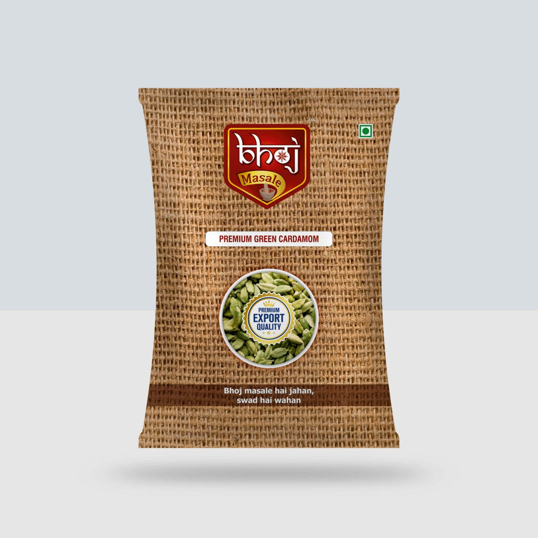 Premium Green Cardamom / Choti Elachi (8 mm) - 1 KG (1000gm) - Bhoj Masale