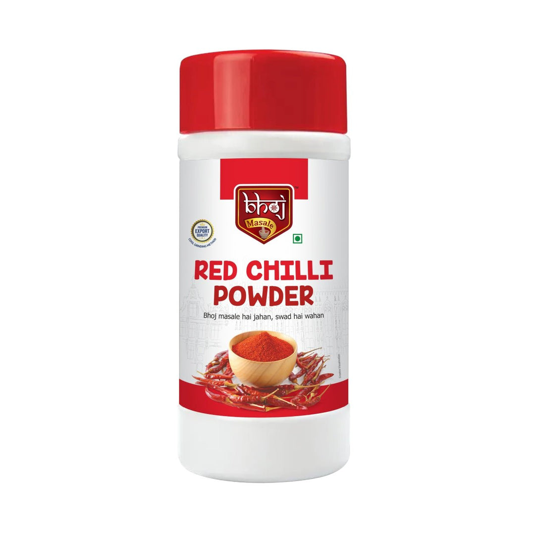 Red Chilli (Laal Mirch) Powder - PET JAR 500g (Net 450g) - Bhoj Masale