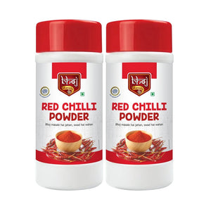 Red Chilli (Laal Mirchi) Powder 1KG (Pack of 2 x 450g Net) - Bhoj Masale