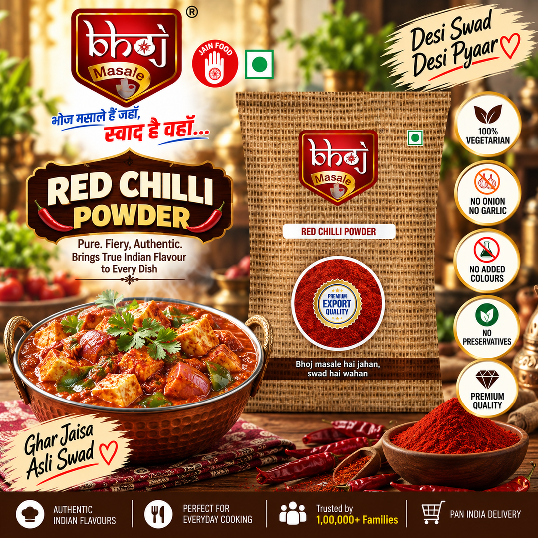 Red Chilli Powder 100g | Bold Heat, Authentic Flavour - Bhoj Masale