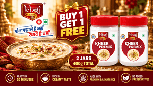 Royal Kheer Premix 400g | Buy 1 Get 1 Free Offer | Rich & Creamy Kheer Ready in 20 Minutes - Bhoj Masale