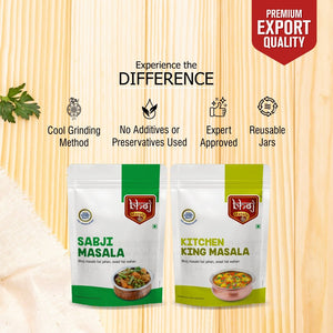 Sabji & Kitchen King Masala Combo 400gm (2x200gms) - Bhoj Masale