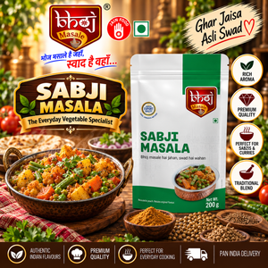 Sabji Masala 200g Zip Lock Pouch | The Specialist for Everyday Sabzis - Bhoj Masale