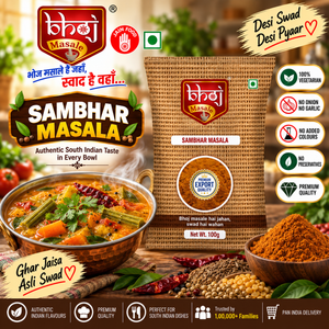 Sambhar Masala 100g | Authentic South Indian Flavours - Bhoj Masale