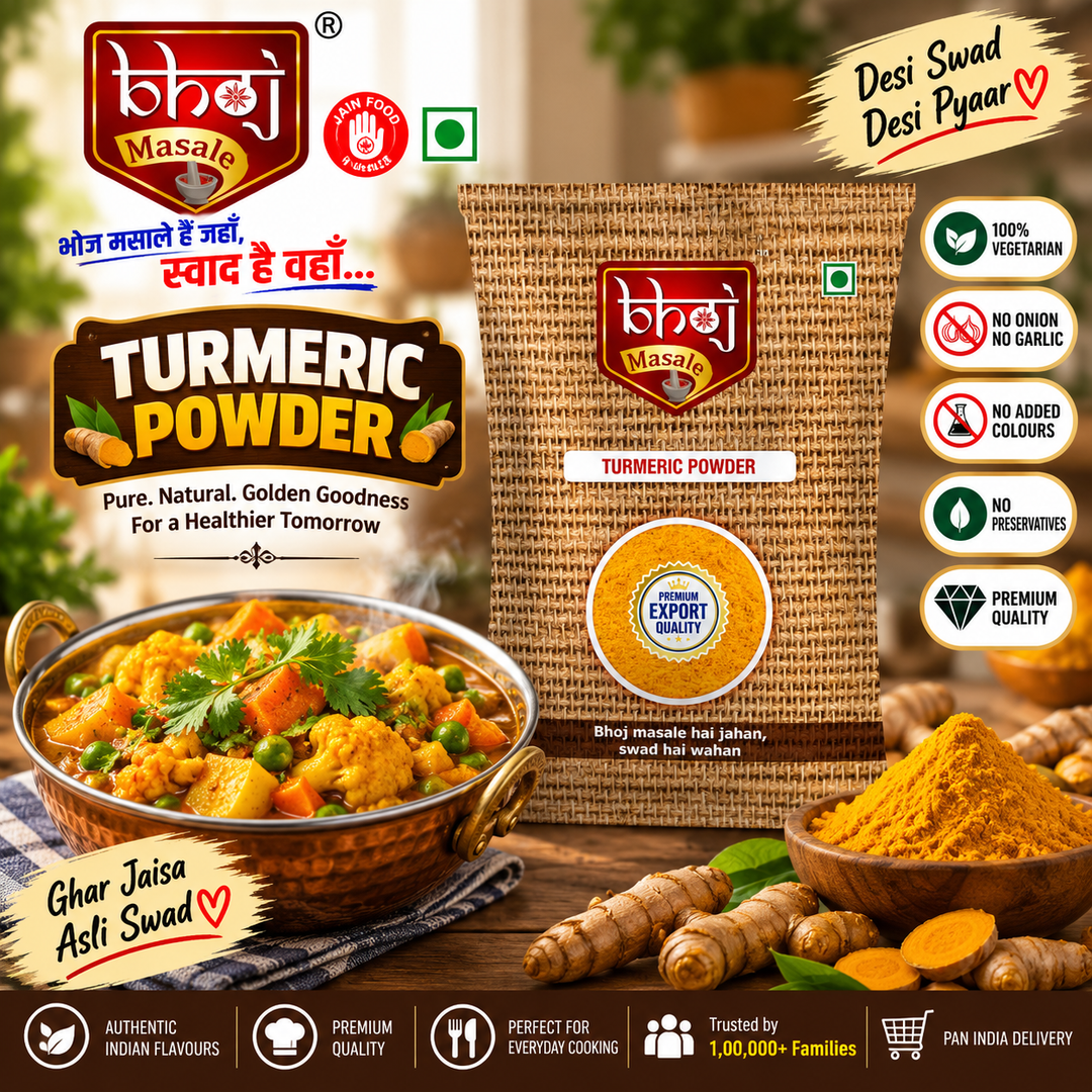 Turmeric Powder 100g | Premium Salem Haldi - Bhoj Masale